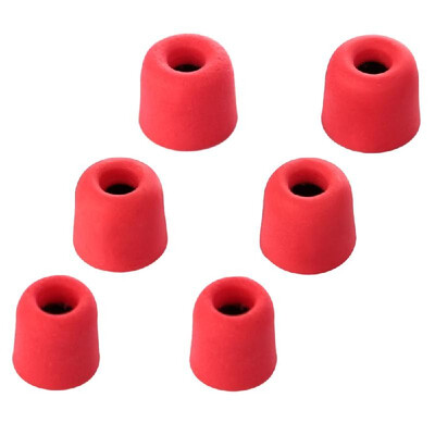 

New Bee Replacement Earbud Tips 3 Pairs Rebound Memory Foam Tips & 3 Pairs Silicone Earbuds S M L Size w Storage Box for Headphon