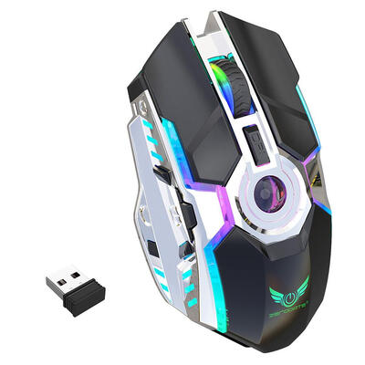

HXSJ ZERODATE-T30 24G Wireless RGB 2400DPI Adjustable Rechargeable Mouse