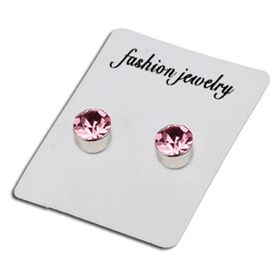 

Color Rhinestone Stud Earrings Magnet Earrings Universal Sexy Earless Magnet Stud Earrings for Men Women No Pierced Hole