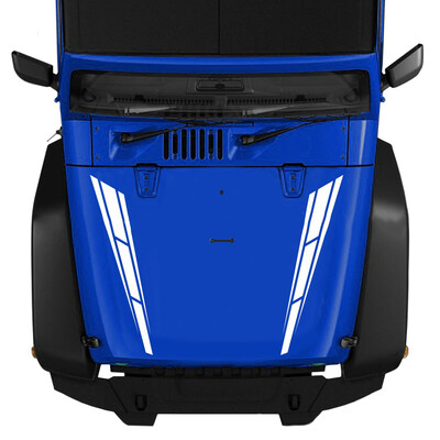 

Hood Racing Sports Stripe Cover Vinyl Decals Graphics Bonnet Stickers Accessory