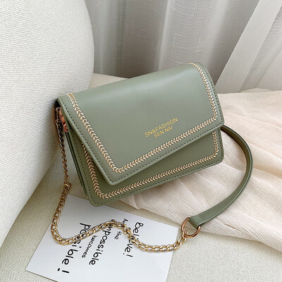 

Ins summer small fresh fashion small square bag chain bag girl new 2019 Korean version 100 lap fashion oblique satchel bag