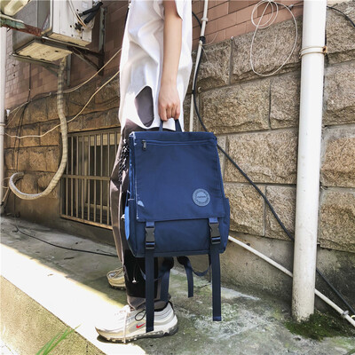 

Ins Wind bf Backpack Female Korean High School Backpack College Students Ancient Feelings Large Capacity Campus Computer Bag Backp