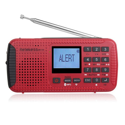 

Hand Crank Emergency SOS Radio Rechargeable Outdoor Solar FMAMSW Radios Music Player Audio Recorder