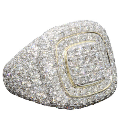 

Available 18k Yellow Gold Filled Real Diamond Engagement Wedding Pinky Ring Band