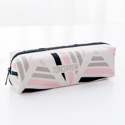 

Toponeto Simple Pencil Pen Case Cosmetic Makeup Bag Storage Pouch Purse Students School