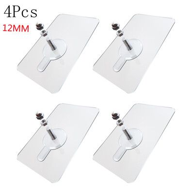 

Toponeto Nail Free Wall Hook Screw Adhesive Non-Trace No Drilling for Bathroom Kitchen