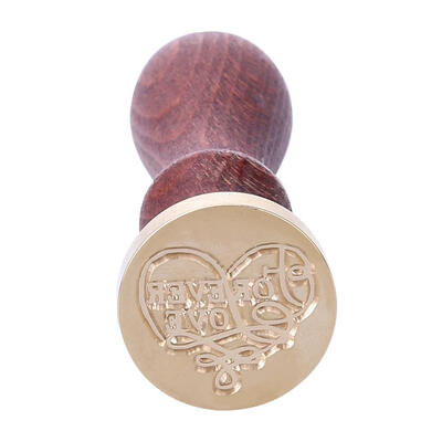 

Retro Sealing Wax Stamp Blessing Word Wedding Invitation Decor Seal Stamps