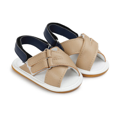 

Summer Baby Newborn Infant Toddler Mixed Colors Buckle Cross Beach Rubber Kids Soled Sandals Shoe