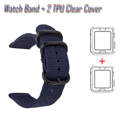 

〖Follure〗Plating Buckle Nylon Strap Replacement For Apple Watch Series 1234 42mm44mm