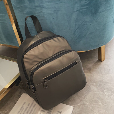 

Tailored Womens Solid Color Backpack Waterproof Shoulder Bag Large Capacity Computer Bag