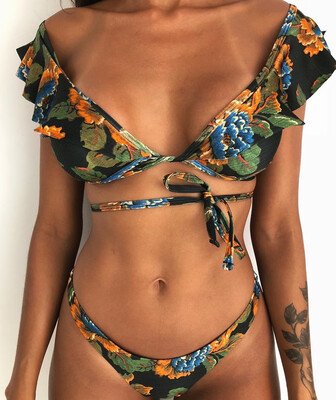 

Womens Padded Push-up Bikini Bra Set Swimsuit Bathing Suit Swimwear Beachwear
