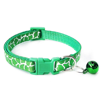 

Reticulated 10 Patch Bell Collar Pet Dog Cat Collar