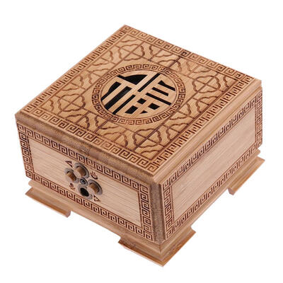 

Bamboo Square Box Wireless Bluetooth Speaker Sound Box Loudspeaker with Mic