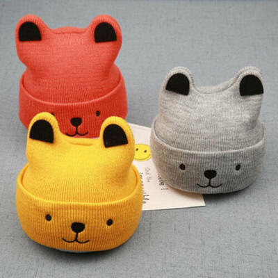 

Cute Baby Kids Infant Toddler Boys Girls Winter Warm Beanie Knit Hat Soft Cap