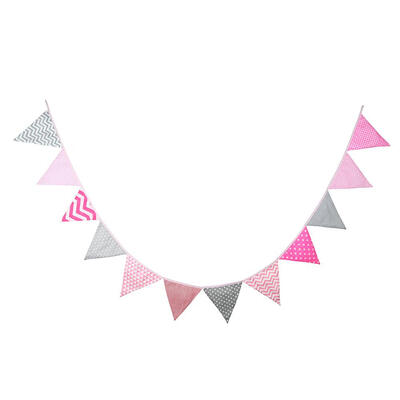 

12 Flags 32m Double-side Printed Cotton Fabric Bunting Pennant Flag Banner
