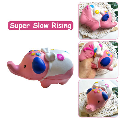Siaonvr Adorable Elephant Slow Rising Cream Scented Stress Relief Toys