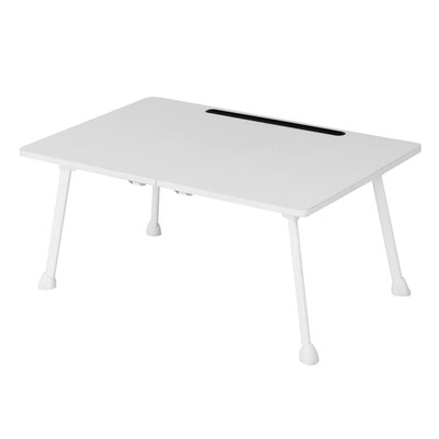 

Portable Folding Table Bed Desk Stand For Computer Laptop Notebook with Slot