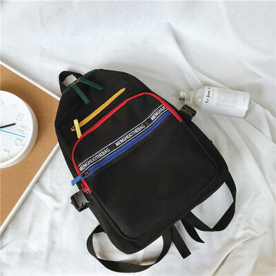 

Guzhuanggan Girlsschoolbags Female students shoulder bags Korean version of high school ins wind large capacity&simple Bait