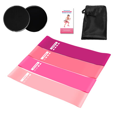 

Lixada 5PCS Sports Exercise Resistance Loop Bands Set Elastic Booty Band Set for Yoga Home Gym Training