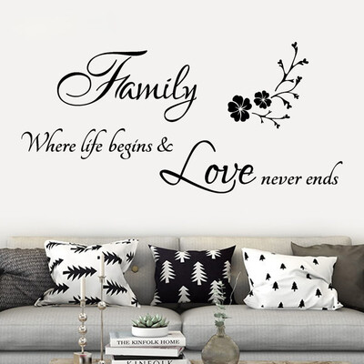 

〖Follure〗Family Removable Art Vinyl Mural Home Room Decor Wall Stickers
