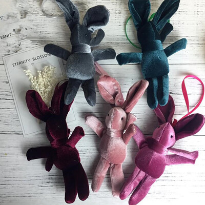 

Cute Rabbit Plush Toy Wedding Gift Pendant Doll