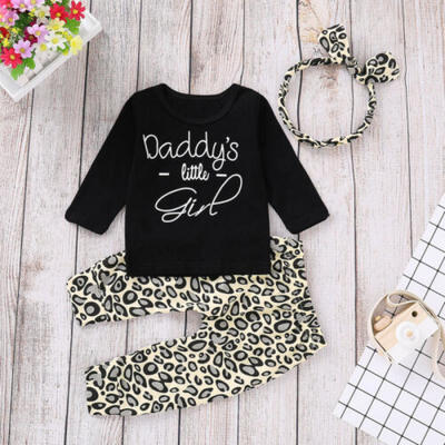 

Toddler Baby Girl Clothes T-shirt Tops Pants Infant Outfits Sets Tracksuit 0-24M