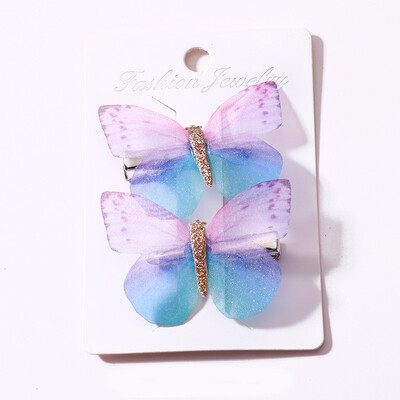 

Girls Cute Hair Clips With Sequins Butterfly Shape Hair Pin Children Hairpin Princess Hair Accessories