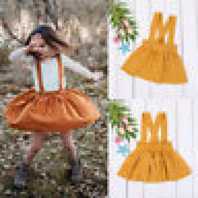 

USA Toddler Kids Baby Girls Princess Suspender Tutu Dress Overalls Skirt Clothes