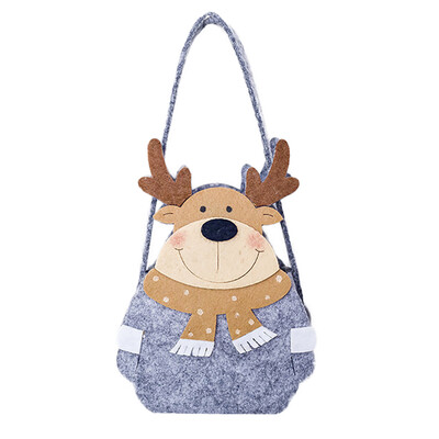 

〖Follure〗Christmas Flannelette Handbag Gift Party Pouch Xmas Candy Organza Candy Bag