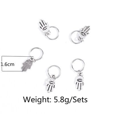 

New Fashion Sea Shell Turkish Hamsa Star Cross Chic Africa Pigtail Hairpin Decorative Hair Clip Creative Women Accessories Gift