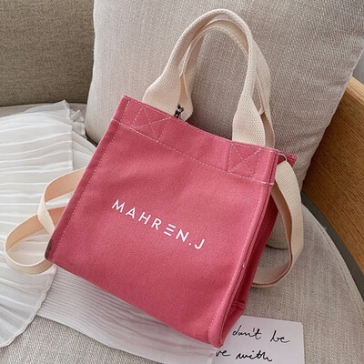 

Womens bag2019 new summer fashion canvas Korean-style Korean-style Korean-style Korean-style Korean-style blue-and-white