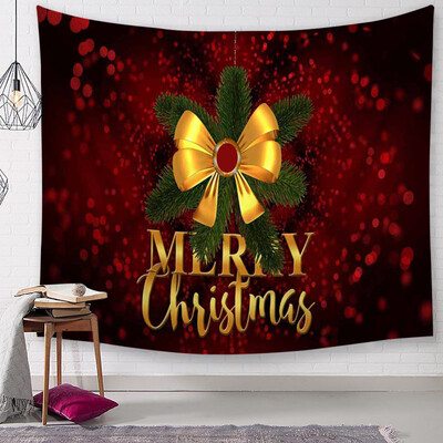 

Siaonvr Christmas Tapestry Santa Print Wall Hanging Tapestry Art Home Decor