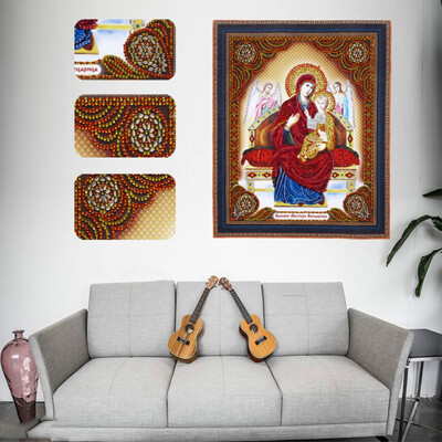 

Gobestart Special Shaped Diamond Painting DIY 5D Partial Drill Cross Stitch Kits Crystal R