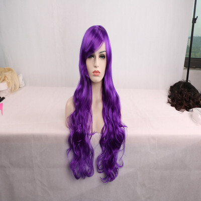 

Gobestart 80cm Womens Heat Resistant Hair Blonde Long Curly Full Wig