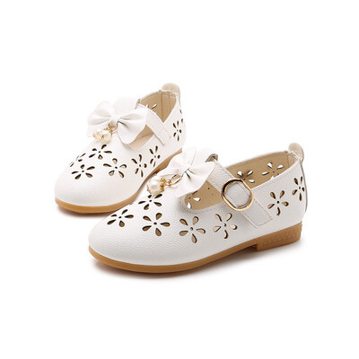 

Kids Baby Girl Soft Sole Shoes Anti-slip Floral Hollow Design Sandals First Walkers Walking Shoe