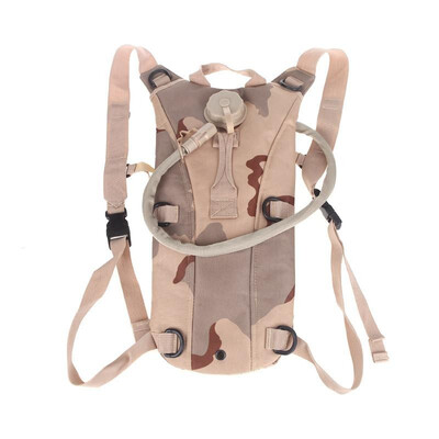 

25L TPU Hydration System Bladder Water Bag Backpack Tan Camouflage