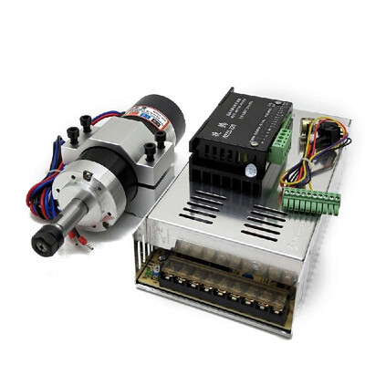 

500W 12000rpm ER11 DC Brushless Spindle Motor with Speed Drive Controller DIY Engraving Machine Accessories Set