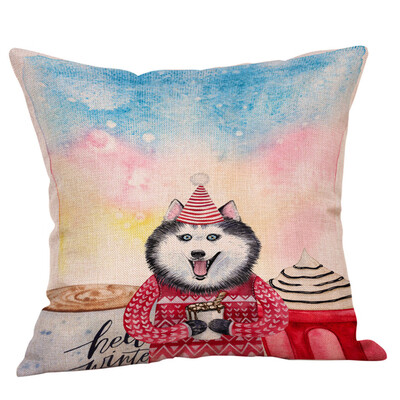 

Tailored Christmas Throw Pillow Cover Pillowcases Decorative Sofa Cushion Cover