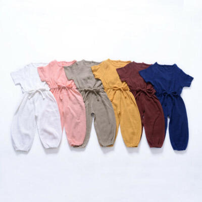 

US Cute Toddler Baby Boys Girls Romper Bodysuit Jumpsuit Outfits Summer Clothes