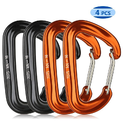 

4 PCS Carabiner Clips 16KN3527lbs Heavy Duty for Hammocks Camping Hiking