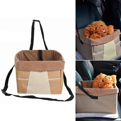 

Safety Waterproof Car Seat Cleaning Dog Bag Cage Basket Pet Carrier Travel