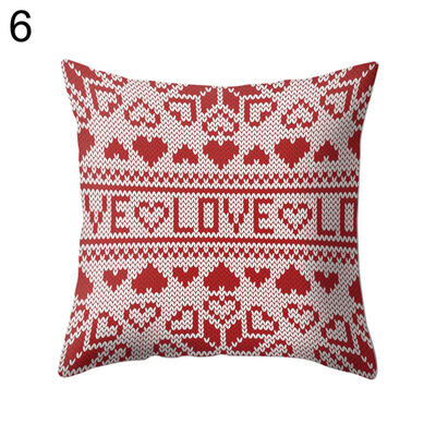

Romantic Love You Heart Pillow Case Cushion Cover Sofa Bed Car Cafe Office Decor