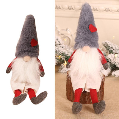 

Christmas Decoration Doll Couple Forest Man Sitting Pose Doll Christmas Tree Party Decoration