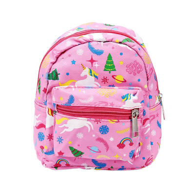

Fashion Children Girls Mini Backpack 3D Colorful Floral Print School Bags