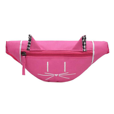 

Cute Print Shoulder Kids Boys Girls Waist Fanny Belt Packs Canvas Chest Bag