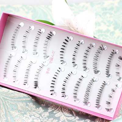 

10Pairs Japanese Style Short Eyelashes Fascinating Different Lower Under Bottom Eye Lashes False Eyelashes