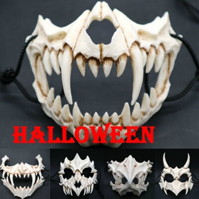 

Animal Halloween Skull Mask Dragon God Mask Eco-friendly&Natural Resin Mask for Animal Theme Party Cosplay Handmade