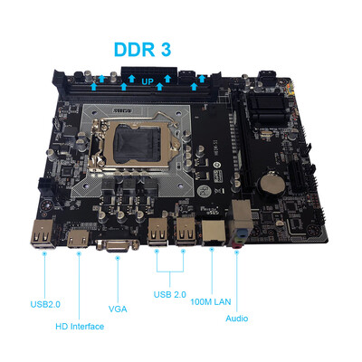 

H61M-S1 Motherboard DDR3 Computer Hardware LGA1155 Max 16GB Motherboard