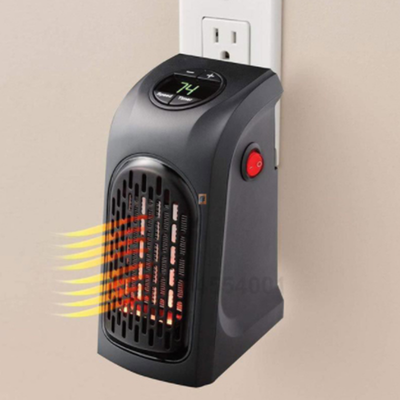 

400W Mini Fan Heater Desktop Electric Heater Household Wall Heater Stove Radiator Plug-In Warmer Machine for Winter