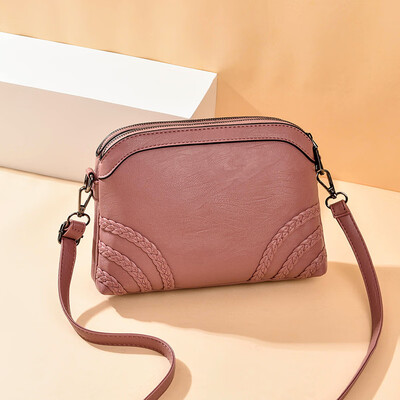 

Middle-aged womens bags Mamas large-capacity soft leather fashion bags for middle-aged&old people